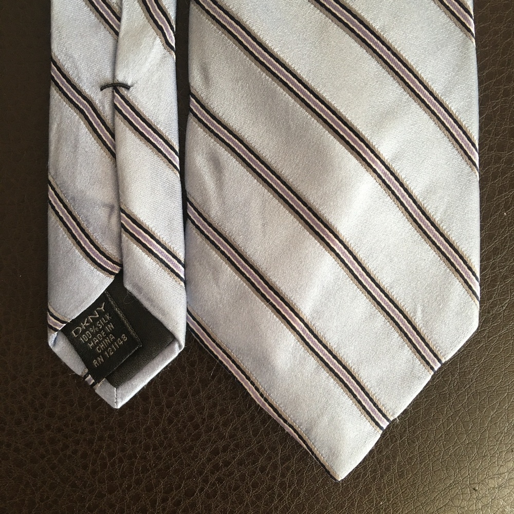 DKNY Striped Necktie